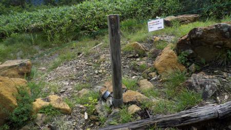 20120816至仏山東面登山道保護柵調査P1170661 (Large)
