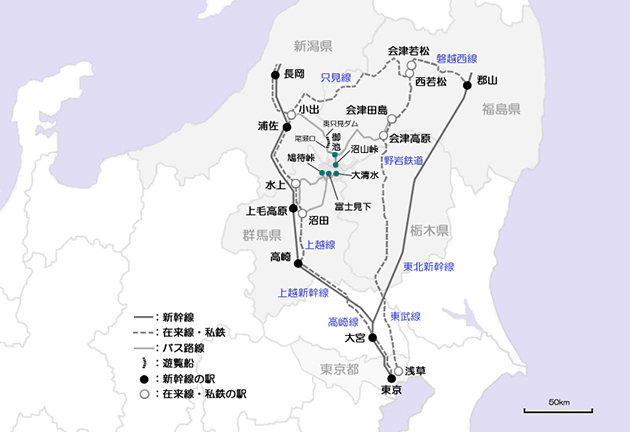 鉄道ルート